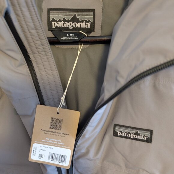 Patagonia Men's Jackson Glacier Jacket Noble Grey L Large NWT - Picture 1 of 4